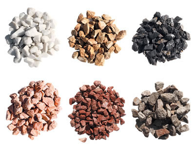 Machine-made pebbles