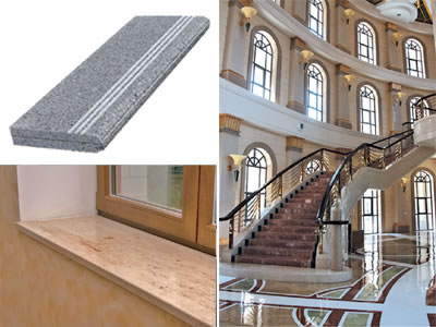 Steps and window sills