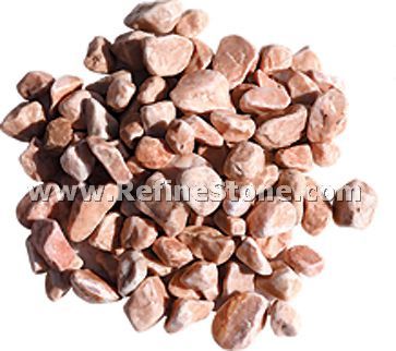 Light Pink Tumbled pebble stone