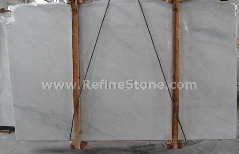 east white marble slab-statuario