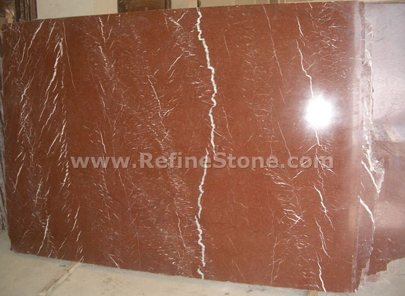 rojo alicante marble slab