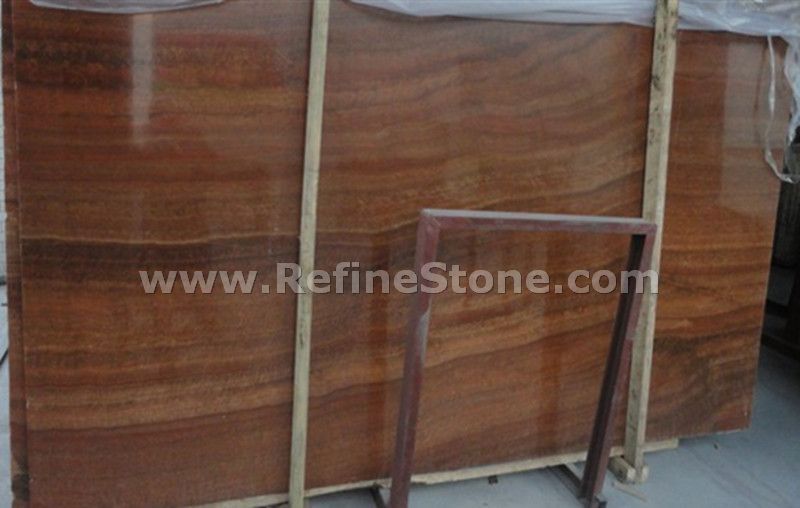 Royal yellow wooden marble slab