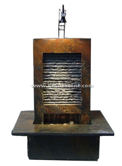 slate water fountain