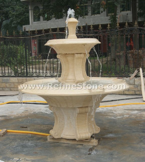 Egypt Cream beige marble fountain