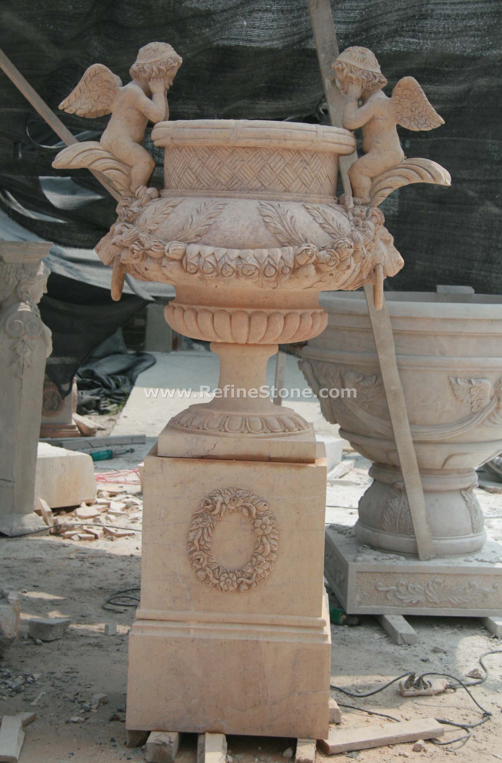 landscaping flower pot