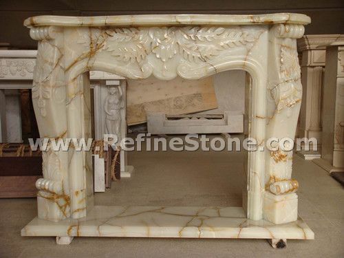 onyx fireplace
