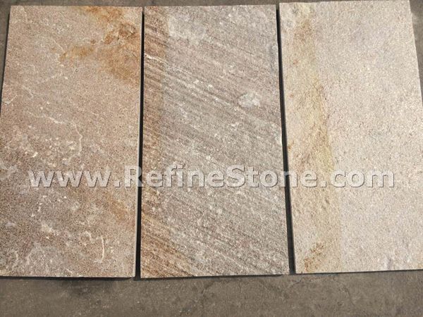 Gold yellow quartz stone