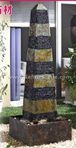 slate water fountain