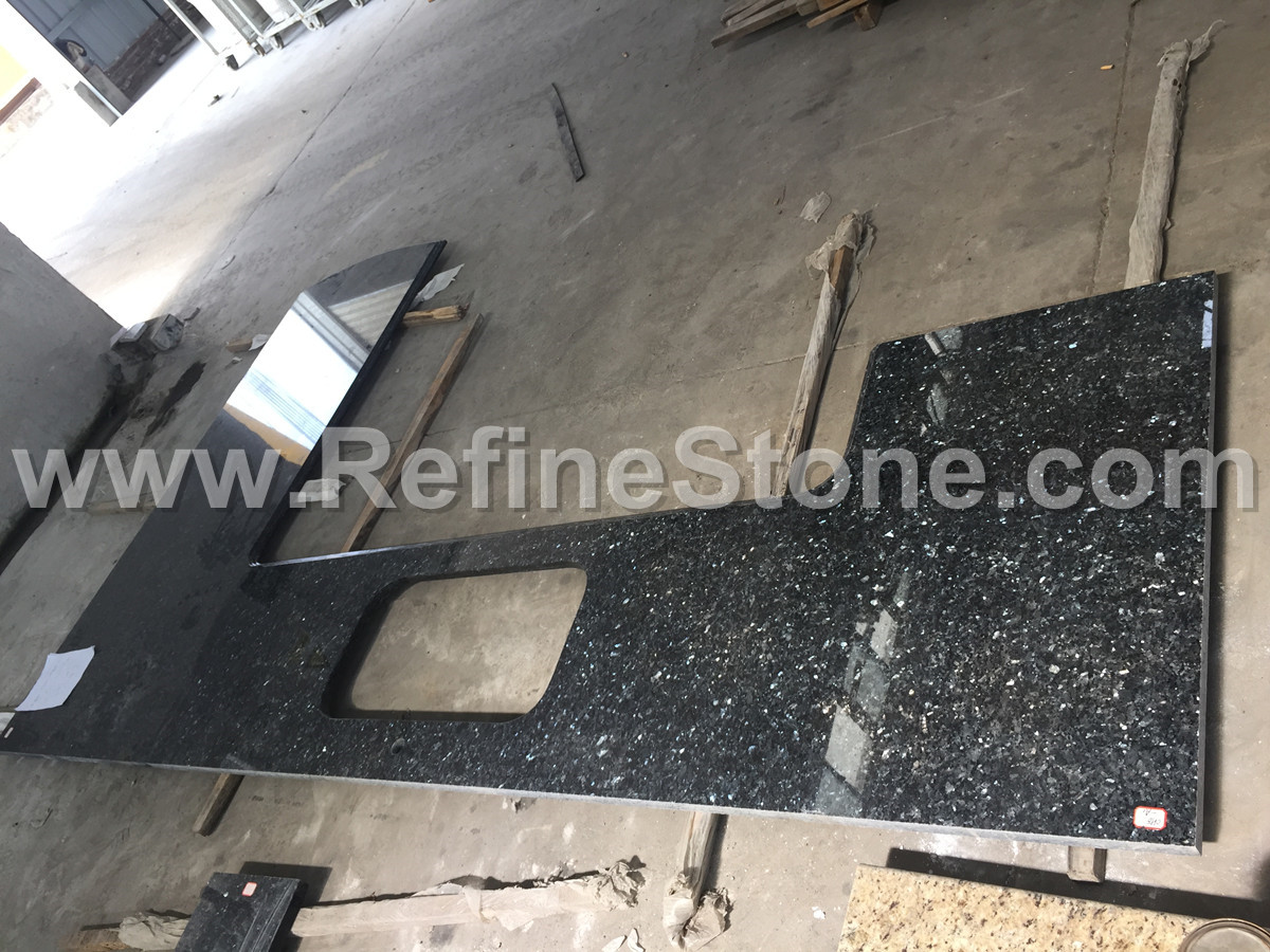 Blue pearl granite countertop