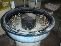 mosaic cube tumbled machine